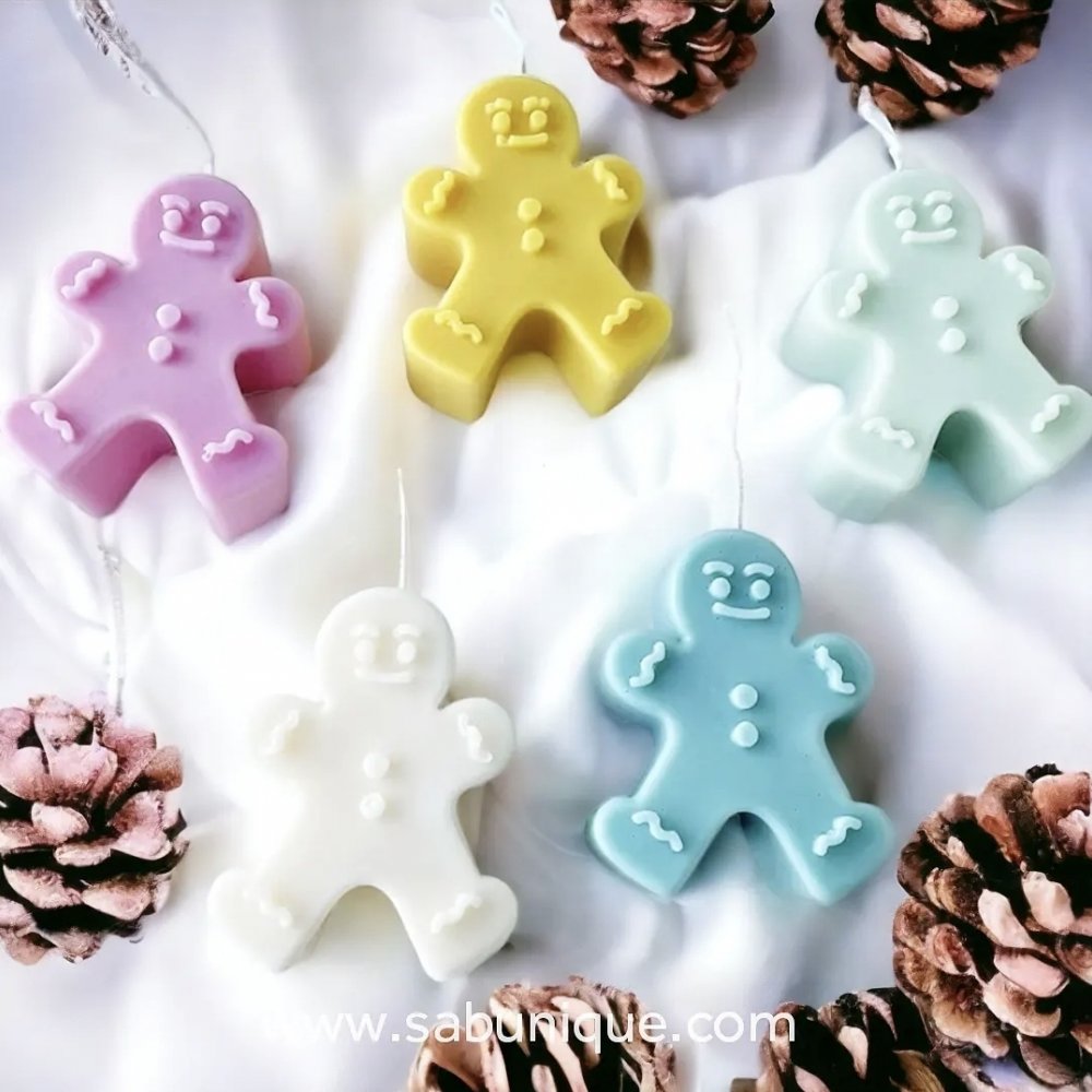 Kurabiye Adam Mum (  No: 1 ) Silikon Kalıbı