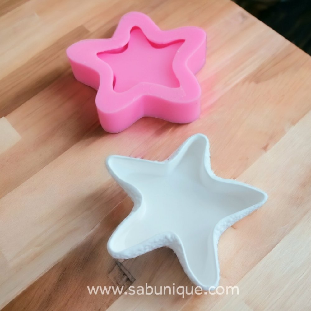 Deniz Yıldızı Sunum Tabağı Silikon Kalıbı