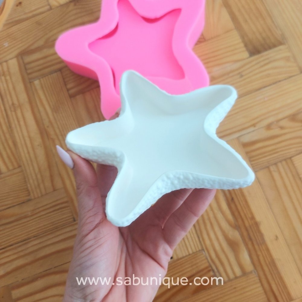 Deniz Yıldızı Sunum Tabağı Silikon Kalıbı